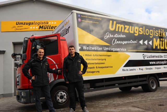 Ein Möbellift in Jüterbog